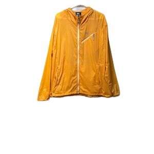REI Yellow Flash Windbreaker Rain Jacket Packable Jacket Size 3XL